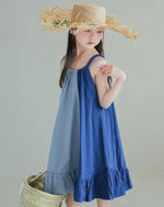 Load image into Gallery viewer, [Preorder] Triple Colors Ruffle Hem Dress
