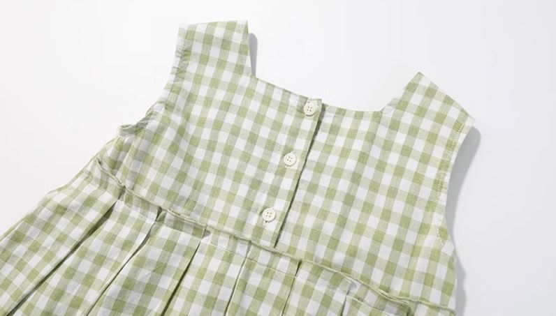 [Preorder] Gingham Square Neck Dress