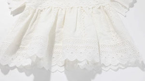 [Preorder] Eyelet Babydoll Top