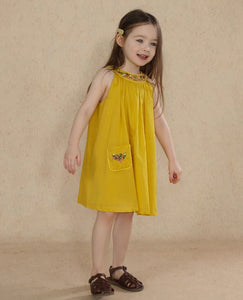 [Preorder] Collar Embroidery Dress