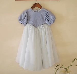 [Preorder] Silver Webbing Princess Dress