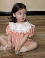 Load image into Gallery viewer, [Preorder] Lace Square Collar Romper
