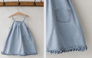 [Preorder] Muffin Denim Suspender Dress