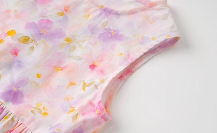 [Preorder] Printed Floral Vest Dress