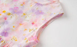 [Preorder] Printed Floral Vest Dress