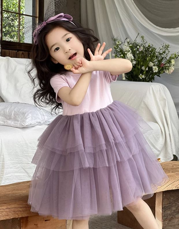 [Preorder] Tshirt Layered Tulle Dress