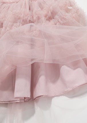 [Preorder] Flounce Tulle Vest Dress