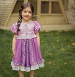 Load image into Gallery viewer, [Preorder] Rapunzel Lace Hem Princess Dress
