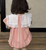 Load image into Gallery viewer, [Preorder] Lace Square Collar Romper
