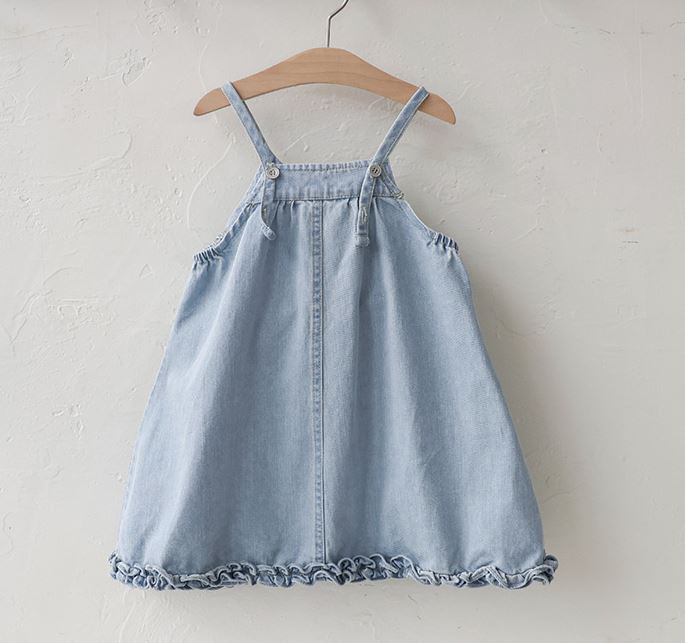 [Preorder] Muffin Denim Suspender Dress