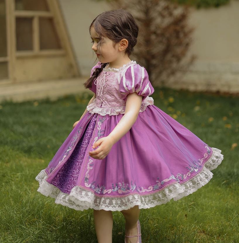 [Preorder] Rapunzel Lace Hem Princess Dress