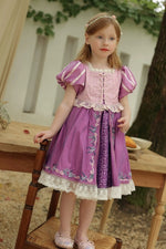 Load image into Gallery viewer, [Preorder] Rapunzel Lace Hem Princess Dress
