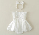 Load image into Gallery viewer, [Preorder] Front Bow Skirt Romper
