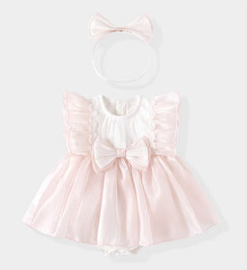 [Preorder] Front Bow Skirt Romper