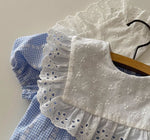 Load image into Gallery viewer, [Preorder] Lace Square Collar Romper
