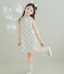 [Preorder] Polka Dots Diamond Pattern Dress