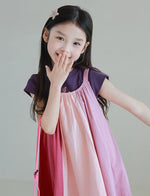 Load image into Gallery viewer, [Preorder] Triple Colors Ruffle Hem Dress
