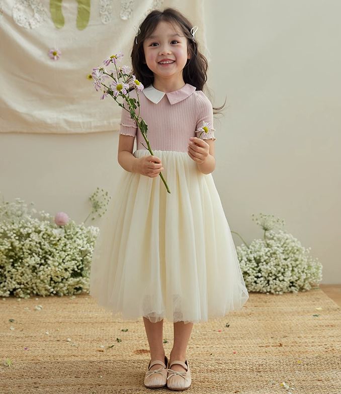 [Preorder] Doll Collar Tulle Dress