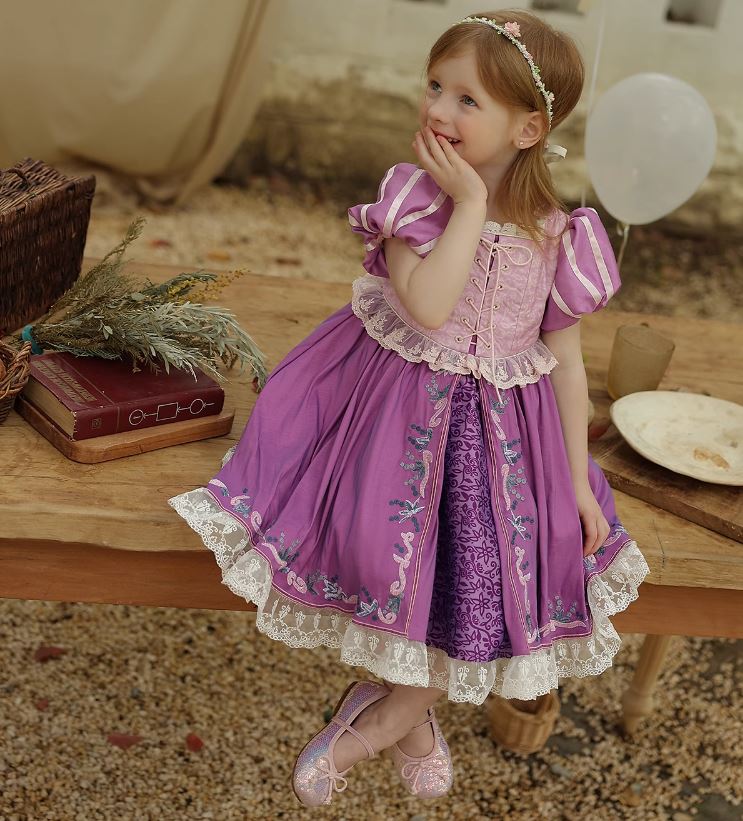 [Preorder] Rapunzel Lace Hem Princess Dress