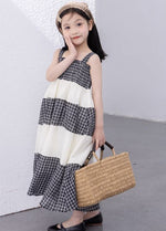 Load image into Gallery viewer, [Preorder] Checkered Tier Shirred Maxi Dress
