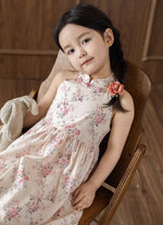 Load image into Gallery viewer, Roses Halter Neck Cheongsam Dress
