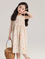 Load image into Gallery viewer, [Preorder] Colored Polka Dots Vest Dress
