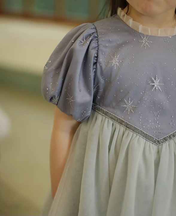 [Preorder] Silver Webbing Princess Dress