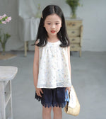 Load image into Gallery viewer, [Preorder] Colored Embroidery Chiffon Vest Top
