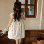 Load image into Gallery viewer, [Preorder] Lace Peter-Pan Collar Floral Dress
