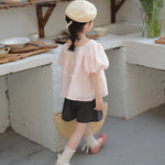 Load image into Gallery viewer, [Preorder] Puff Sleeves 3D Embroidery Blouse
