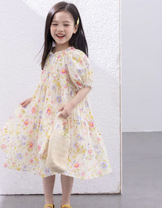 [Preorder] Shirred Collar Tiered Dress