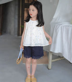 Load image into Gallery viewer, [Preorder] Colored Embroidery Chiffon Vest Top
