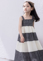 Load image into Gallery viewer, [Preorder] Checkered Tier Shirred Maxi Dress
