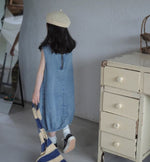 Load image into Gallery viewer, [Preorder] Doll Collar Denim Bud Dress
