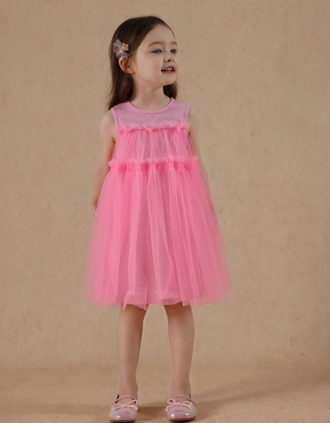 [Preorder] Yarn Patchwork Vest Dress