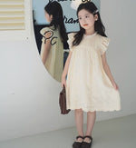 Load image into Gallery viewer, [Preorder] Ruffled Sleeve Scallop Hem Dress
