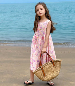 [Preorder] Printed Floral Vest Dress