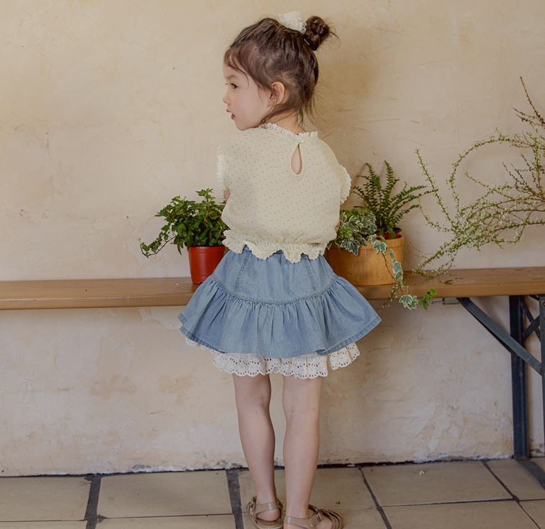 [Preorder] Chelsea Denim Skorts
