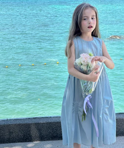 [Preorder] Bubble Pleated Vest Dress