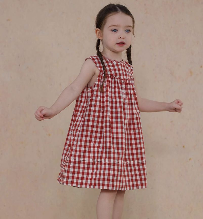 [Preorder] A-Line Checkered Dress