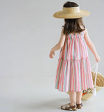 Load image into Gallery viewer, [Preorder] Colors Striped Suspender Dress
