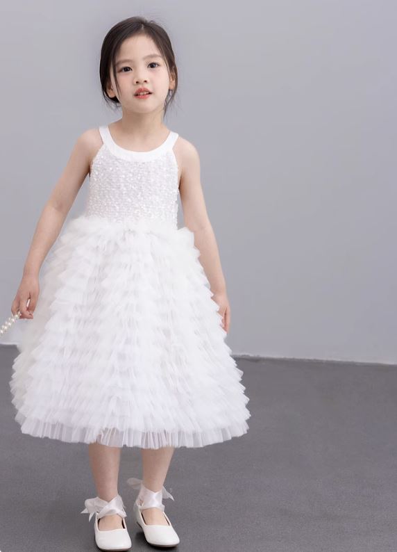 [Preorder] White Swan Layered Dress