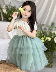 [Preorder] Tshirt Layered Tulle Dress