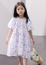 Load image into Gallery viewer, [Preorder] Puff Sleeves Flared Dress
