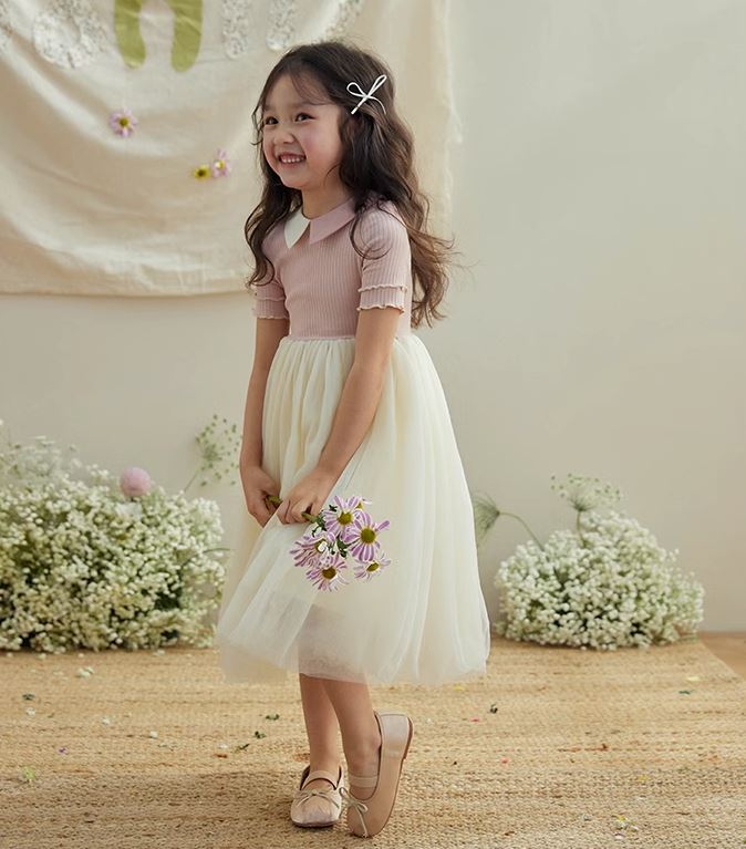 [Preorder] Doll Collar Tulle Dress