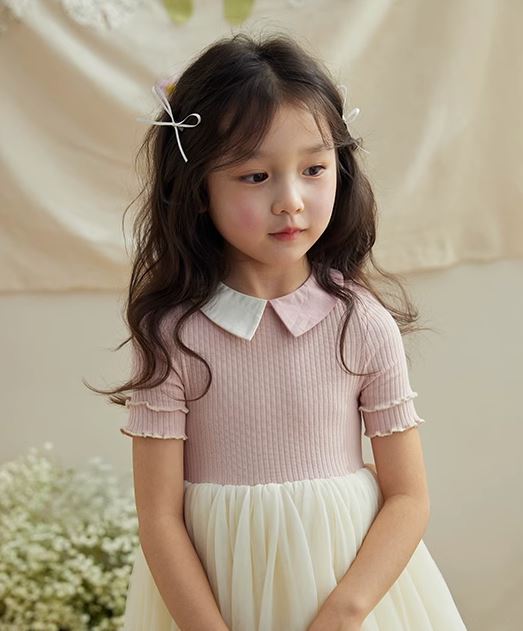 [Preorder] Doll Collar Tulle Dress