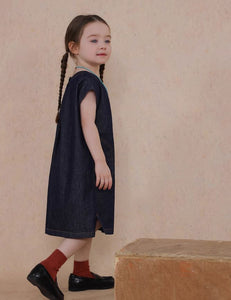 [Preorder] Side Pockets Denim Dress