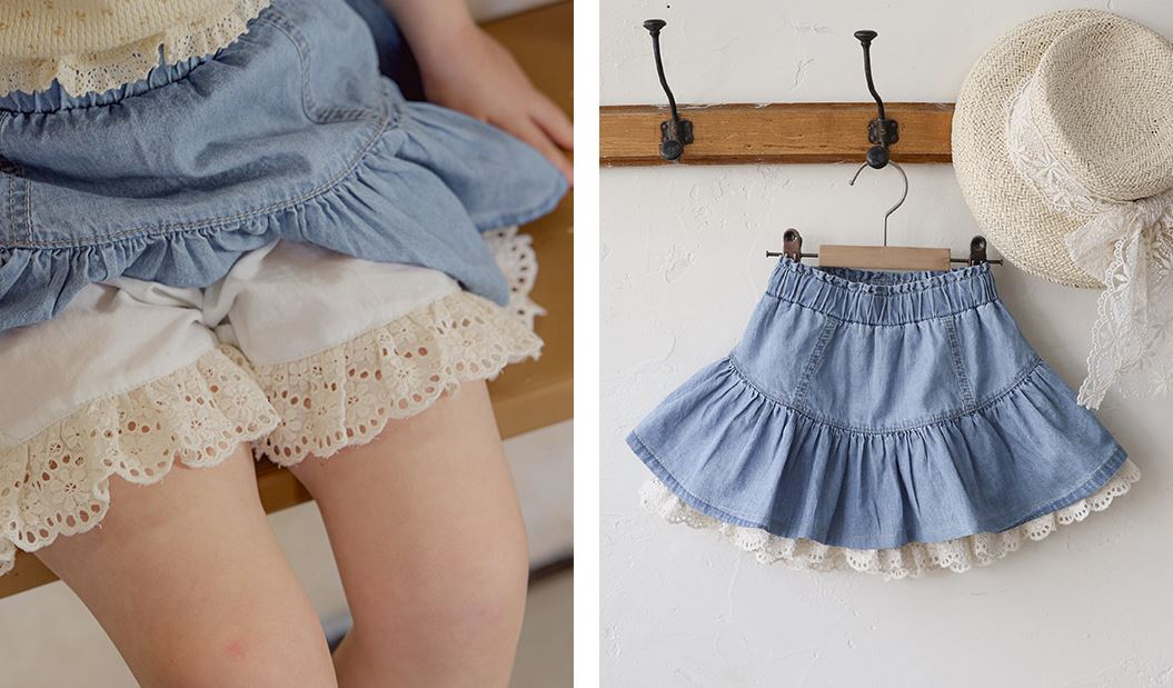 [Preorder] Chelsea Denim Skorts