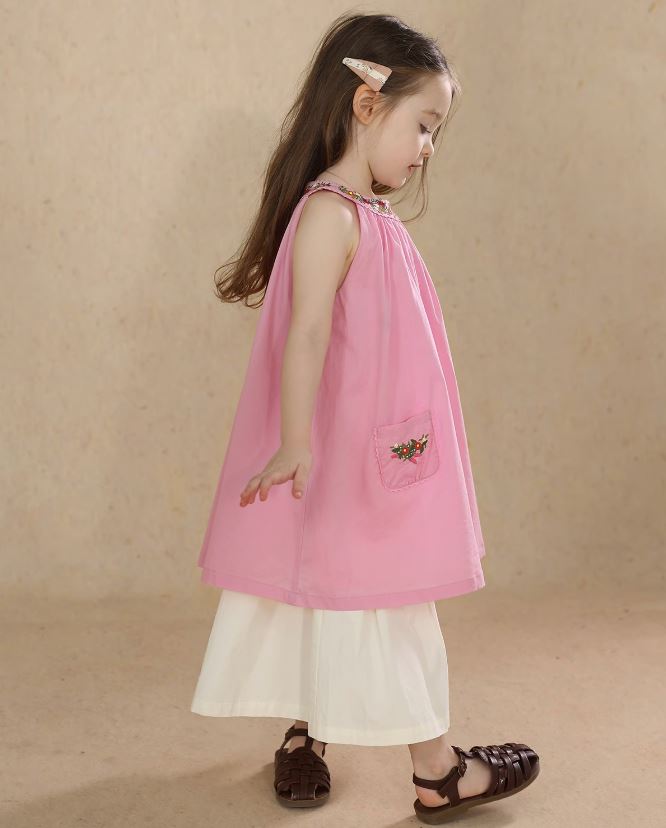 [Preorder] Collar Embroidery Dress