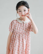 Load image into Gallery viewer, [Preorder] Lace Collar Crushed Floral Dress
